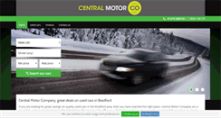 Desktop Screenshot of centralmotorco.co.uk